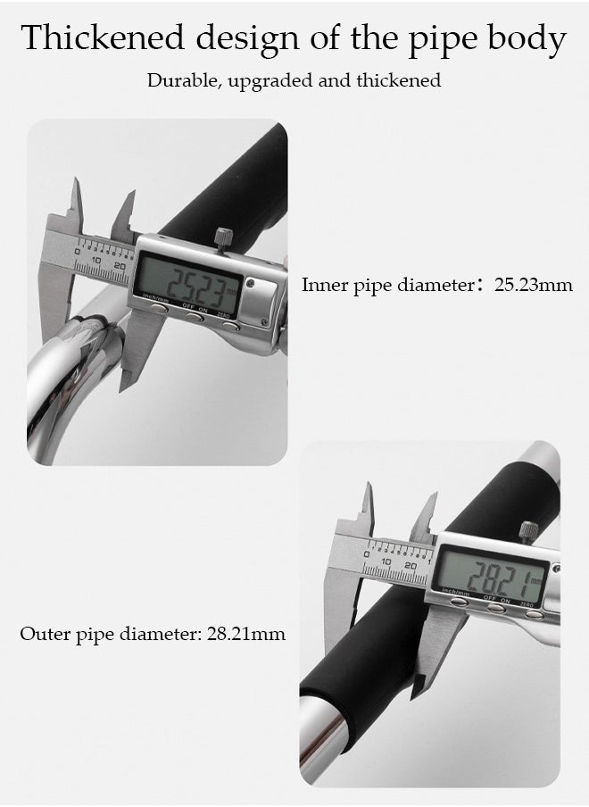 DUNISO Grab Bars for Bathroom, Anti Slip Bathroom Handicap Grab Bars for Showers, Safety Bath & Shower Grab Bar for Seniors, Shower Handles for Elderly, with Anti Slip Rubber Grip，40cm  - Image 4