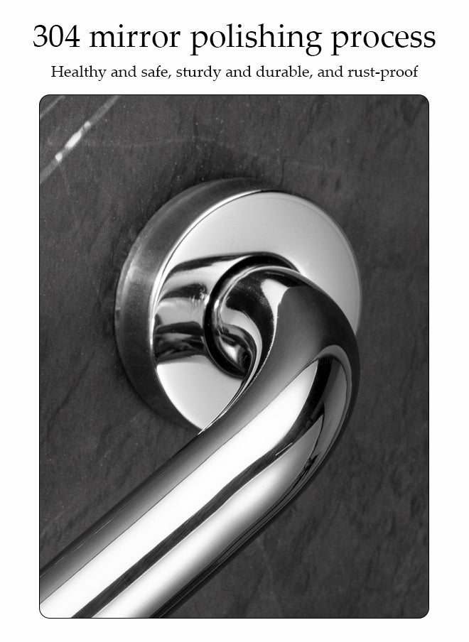 DUNISO Grab Bars for Bathroom, Anti Slip Bathroom Handicap Grab Bars for Showers, Safety Bath & Shower Grab Bar for Seniors, Shower Handles for Elderly, with Anti Slip Rubber Grip，40cm  - Image 5