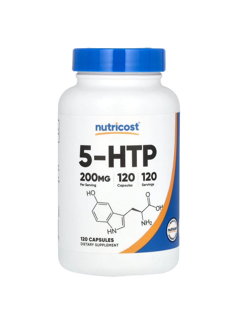 5-HTP, 200 mg, 120 Capsules