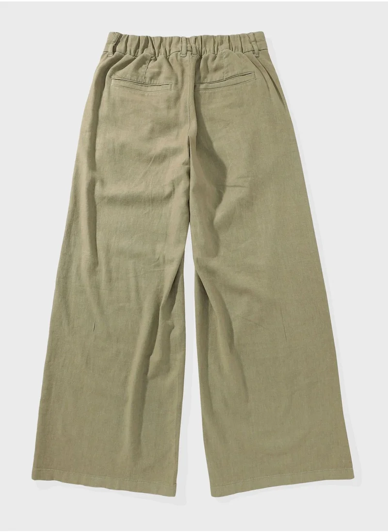 American Eagle High Waist Wide Leg Pants