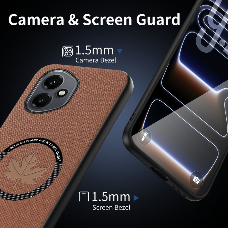Magnetic PU Leather Phone Case with Shockproof Anti-Stain Anti-Fingerprint Protection for Honor 400 500 Pro Magic8 Lite X9D X8B - Image 1