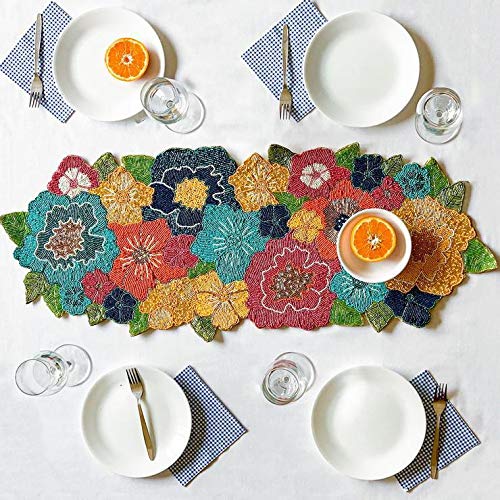 AIVIK Multicolored Beaded DinningCentre Table Runner 1336 - Image 1