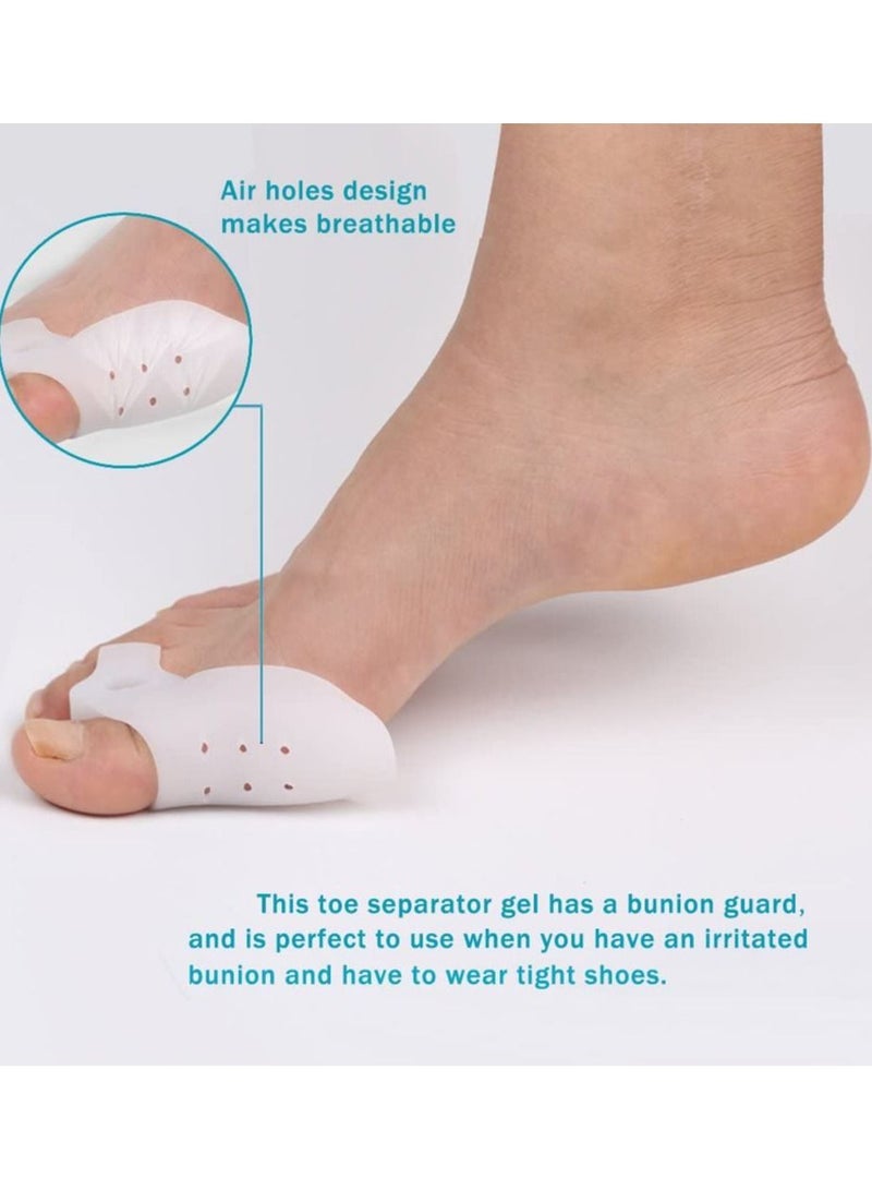 SYOSI Bunion Corrector Relief Protector Sleeves Kit Treat Pain in Hallux Valgus Big Toe Joint Hammer Separators Spacers Straighteners Splint for Women and men - Image 3
