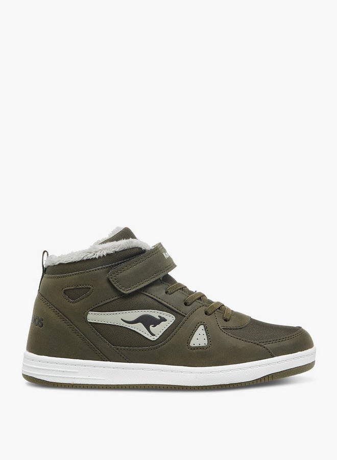 kangaROOS Women's Panelled High Top Shoes with Hook and Loop Closure - Image 3