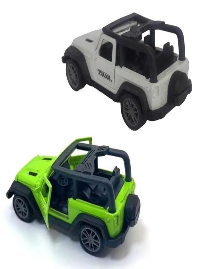 COLLEN ARRAY Mini Thaar Car Toy for Kids|Metal|Pull Back Action|Pack of 1 car|You May get Any Random Color-8 - Image 5