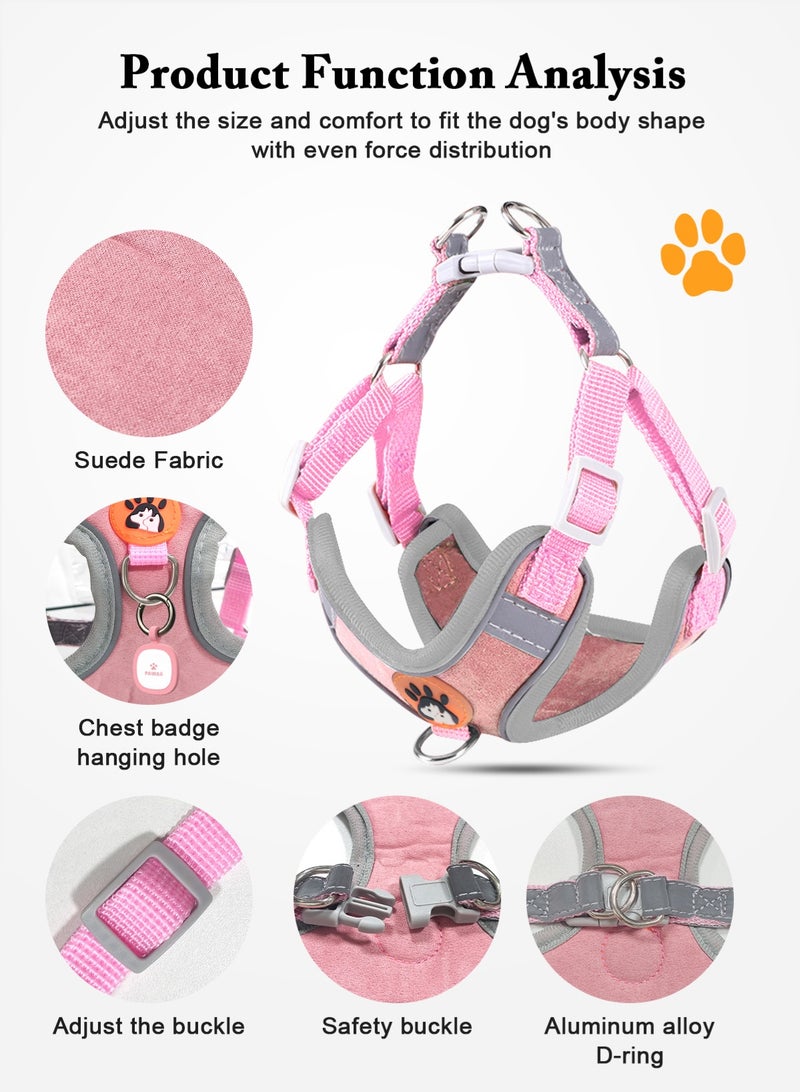 أوربازار طقم حزام وطوق ومقود للكلاب مانع للسحب | يتضمن حزام أمان للكلاب، وأوعية طعام قابلة للطي، وموزع أكياس فضلات. مثالي للتدريب والمشي والتنزه. يناسب الكلاب الصغيرة والكبيرة. - Image 4