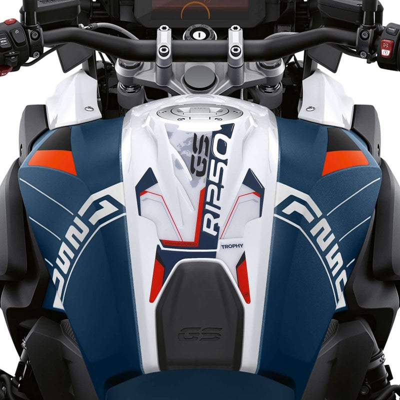 ملصق دبابة 3D من Labelbike لتزيين وحماية دبابة الدراجة النارية متوافق مع BMW R 1250 GS Trophy 20222023