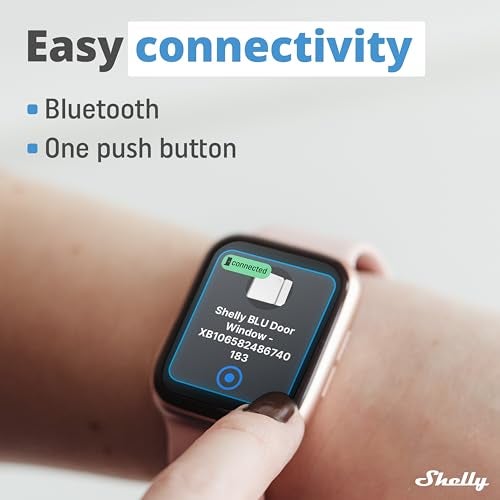 Shelly Blu Door/Window White | Bluetooth Operated Sensor | Home Automation | iOS Android App | Alexa & Google Home Compatibility | Lux and Tilt Angle Measurement | Set Custom Activation Scenes - Image 4