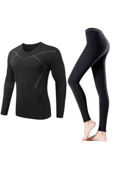 Generic Swimsuit Women's Split Large Size Conservative Swimming Trunks For Chubby Girls Long-sleeved Trousers For Students Sunscreen Diving Suit-Color:Women-sci-fi Two-piece (long Sleeve)-Size:XL  - Image 1