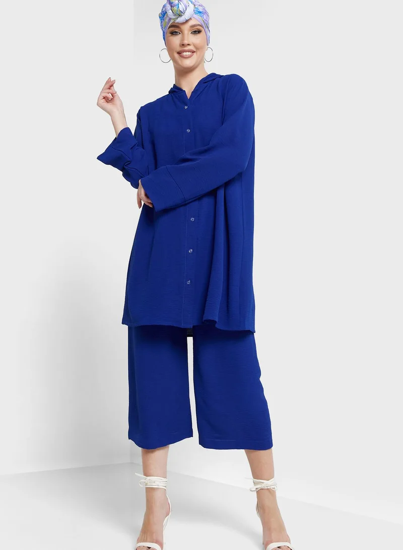 Khizana Longline Shirt & Pant Set