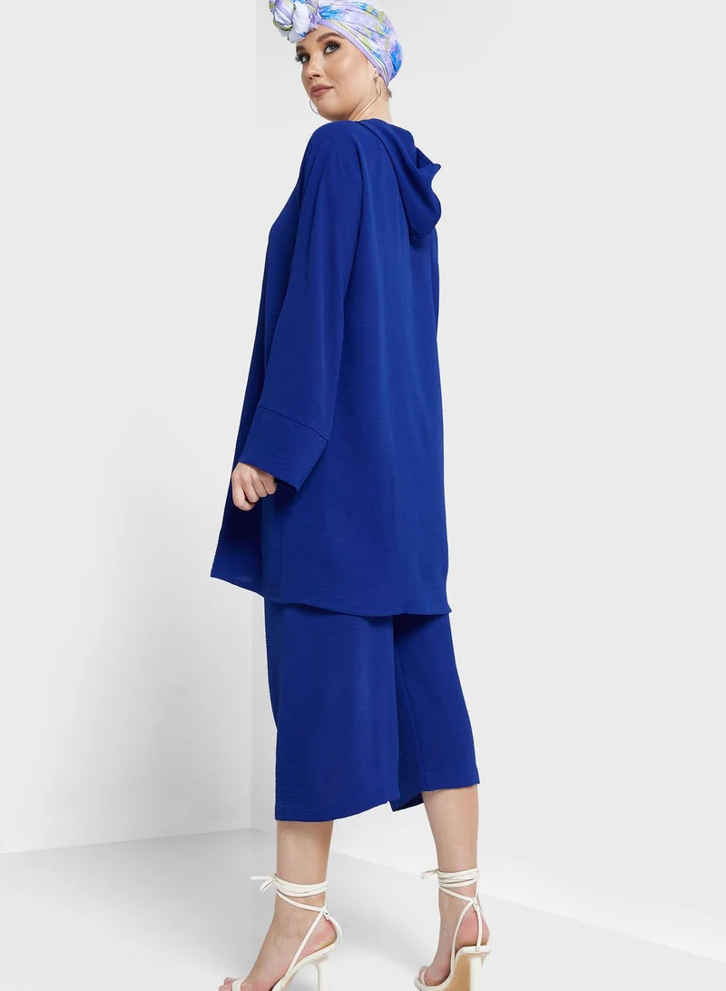 Khizana Longline Shirt & Pant Set
