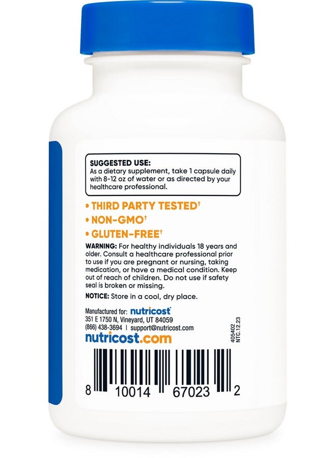 نيوتريكوست ميثيل فولات 1000 ميكروجرام، 120 كبسولة نباتية - خالية من الجلوتين، غير معدلة وراثيًا - Image 3