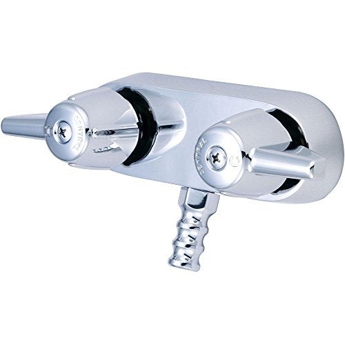 Central Brass 0206 Two Handle Leg Tub Faucet in Chrome - Image 4