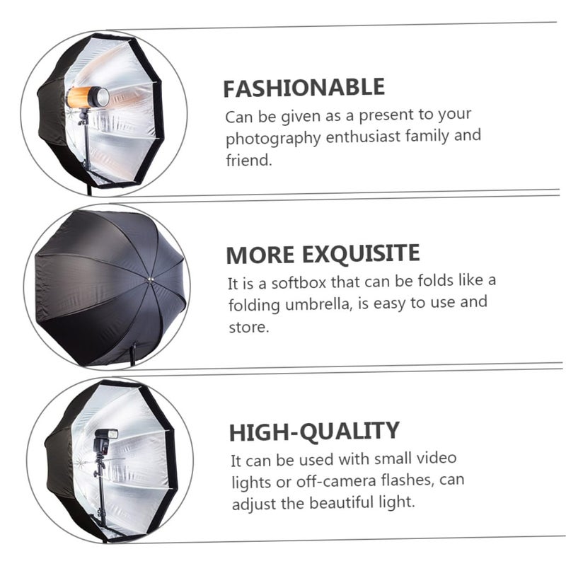Octagonal Softbox Umbrella Light Box 80cm Studio Flash Lighting Diffuser - Image 4