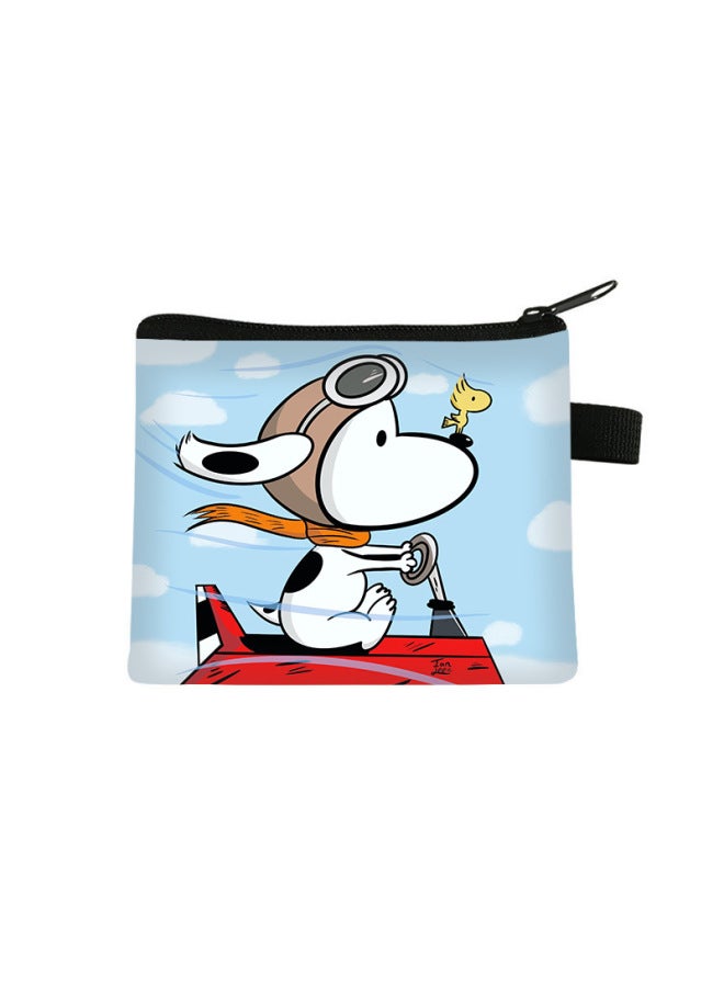 New Snoopy Coin Purse For Students, Cute Small Bag, Children's Short-style High-end Bag, Versatile Card Holder