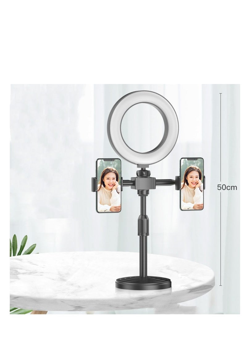 EBMINI Tiktok anchor takes photos with goods on multi stand desktop disc lifting telescopic live broadcast support lazy mobile phone support