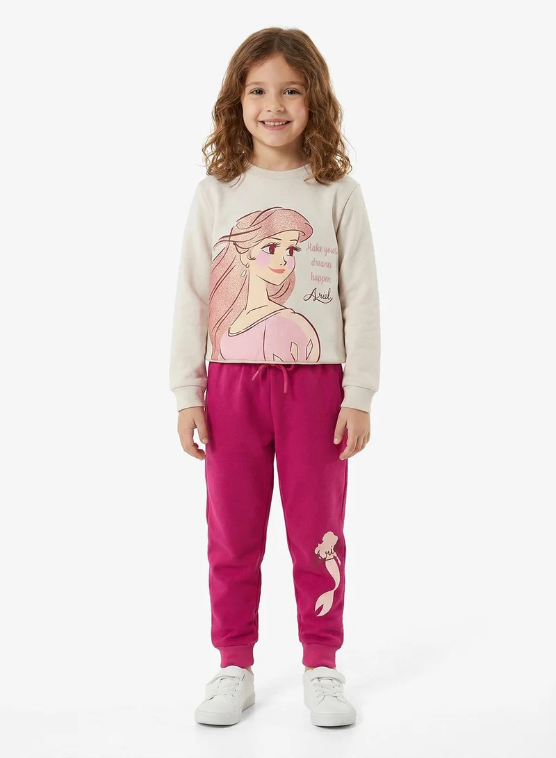 ديزني طقم سويت شيرت وبنطلون ميني ماوس للأطفال