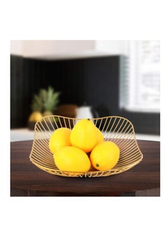 ماركة غير محددة سلة فواكه ذهبية 28*7 سم  - Image 4