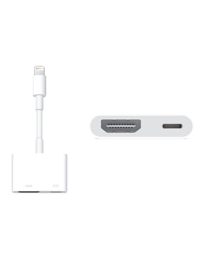 Lightning To HDMI Digital AV Adapter White Pingguo to hdmi female connector