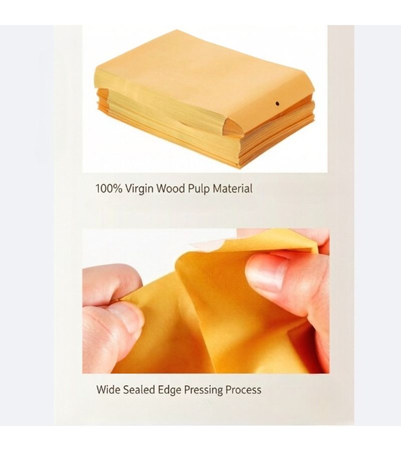 6 Pieces Golden Kraft Envelopes With Metal Clasps Self Seal Dual Closure Thick Paper Vintage Style For Seeds Stamps And Documents 6 By 9 Inches - Image 5