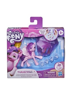 my little Pony My Little Pony: A New Generation Movie Crystal Adventure Princess Pipp Petals - 3-Inch Pink Pony Toy, Surprise Accessories, Friendship Bracelet  - Image 5