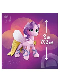 my little Pony My Little Pony: A New Generation Movie Crystal Adventure Princess Pipp Petals - 3-Inch Pink Pony Toy, Surprise Accessories, Friendship Bracelet  - Image 2