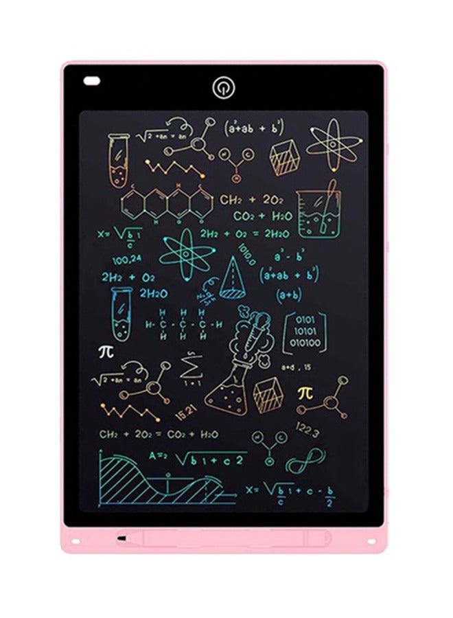 LCD Writing Tablet, Colorful Drawing Board, Educational Toys for Boys and Girls, Pink, 12-Inch - Image 1
