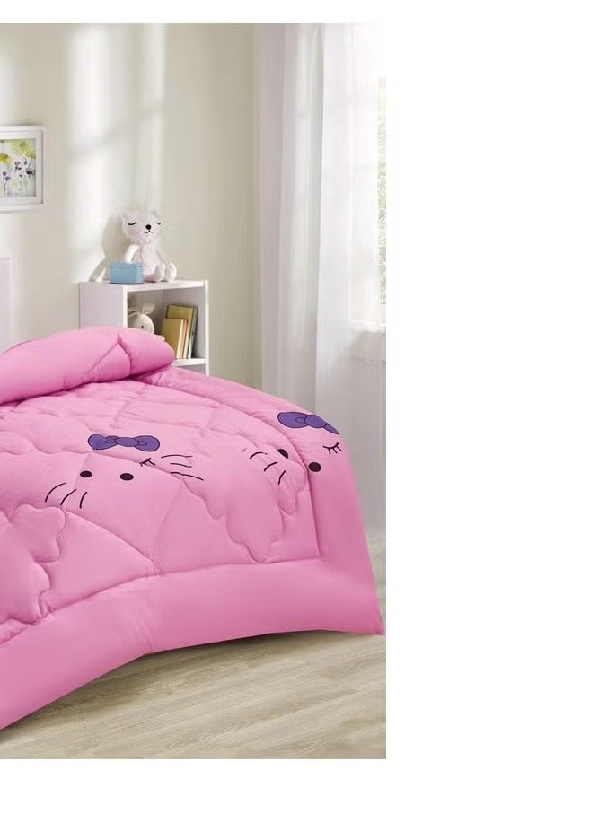 مينج لي لحاف سرير أطفال مقاس مفرد 3 قطع، يتضمن لحاف و ملاءة سرير وغطاء وسادة نوم و غطاء، لحاف خفيف الوزن ويستخدم على الاتجاهين، مناسب لجميع الفصول - Image 3