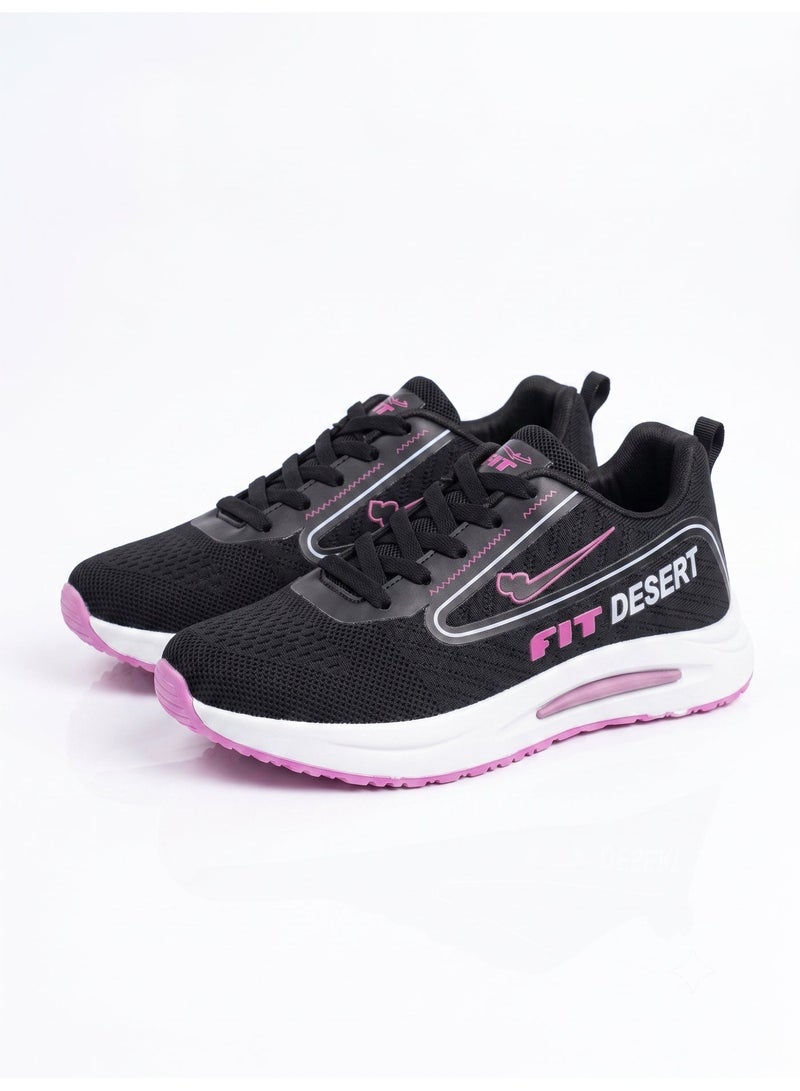 Desert Women's Sportive Knit Sneakers – Stylish Printed Design - Image 2