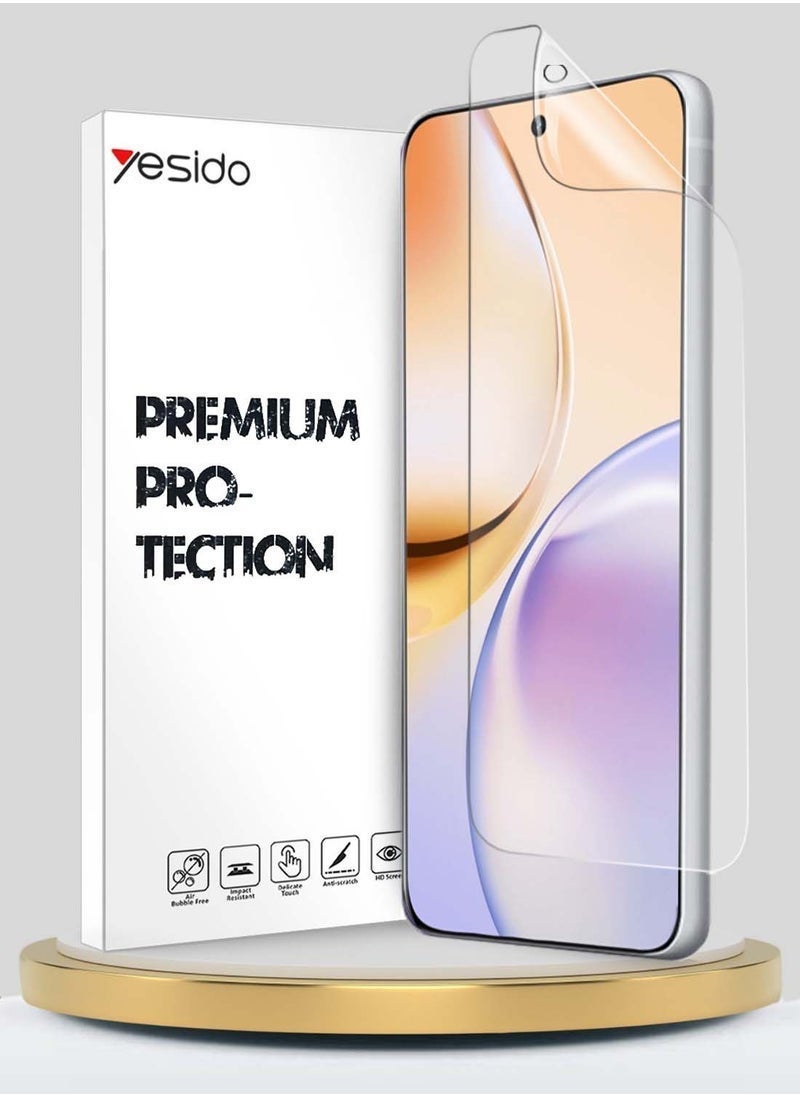Raxoom Realme 14 Pro+ / Realme 14 Pro Plus 5G 2025 Yesido Premium Hydrogel Film Thin and Flexible Screen Protector â€“ Clear, Ultra Thin, Scratch-Resistant, Full Coverage, Anti-Fingerprint, HD Clarity, Easy Installation - Image 1
