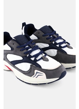 RBX Men Lace Up Outdoor Shoes, Navy  - Image 2