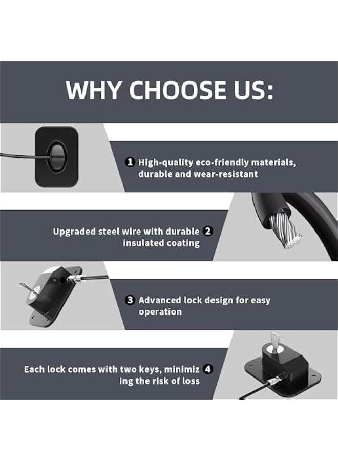 HOOKOR Durku 3Pack Stainless Steel Refrigerator Lock,1pc Refrigerator Lock with 2 Keys, Teenager Safety Lock, with Easy-to-Install Adhesive Backing, Suitable for Cabinet Locks, Freezer Locks and Drawer Loc - Image 4