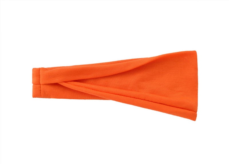 إسكدنيا New Elastic Unisex Sport Yoga Headband Orange