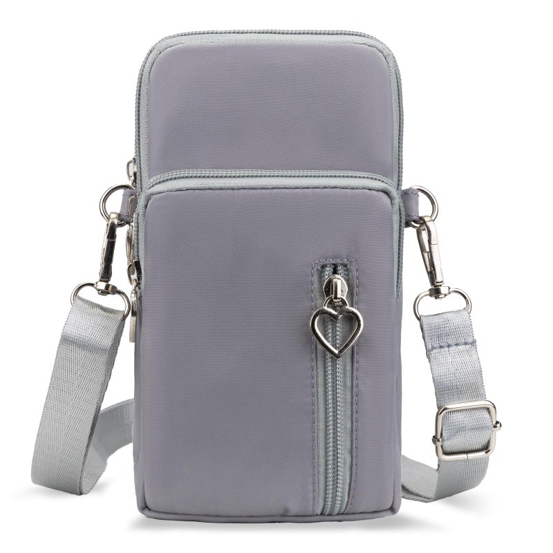 JANKS Crossbody Wallet Phone Bag for Women, Nylon Small Crossbody Shoulder Bag Arm Bag, Cell Phone Purse, Mini Wallet with Adjustable Strap - Image 1