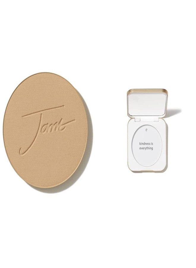jane iredale PurePressed Base Mineral Foundation Refillable Compact Set| Semi Matte Pressed Powder with SPF | Talc Free, Vegan, Cruelty-Free - Image 1