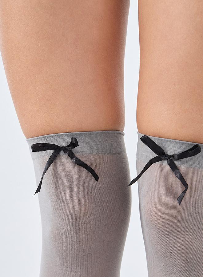 Styli Ribbon Detail Stockings - Image 3