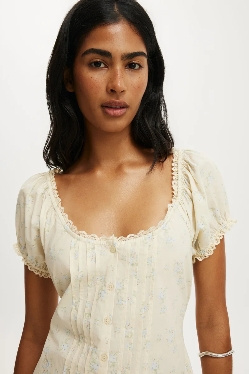 Cotton On  EMMA BABYDOLL MINI DRESS for Women | Best Price UAE