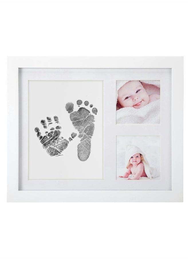 Generic Baby Handprint and Footprint Set, Baby Photo Frame with Ink, 3,Window Square Design  - Image 1
