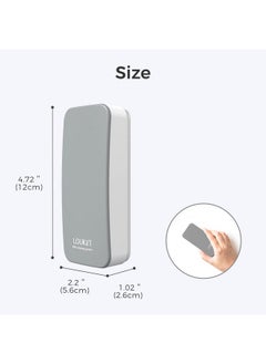 Loukin Magnetic Dry Erase Eraser, Whiteboard Eraser, Glass Board Eraser(Gray), One Bottle Of 3.4 Fl Oz Whiteboard Cleaner Included, For Classroom, Home And Office Use  - Image 5