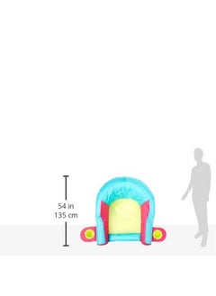 SwimWays SwimWays 6047149 AquaLinx Interlocking Cup Holder Pool Float Lounger, Cyan/Pink  - Image 3