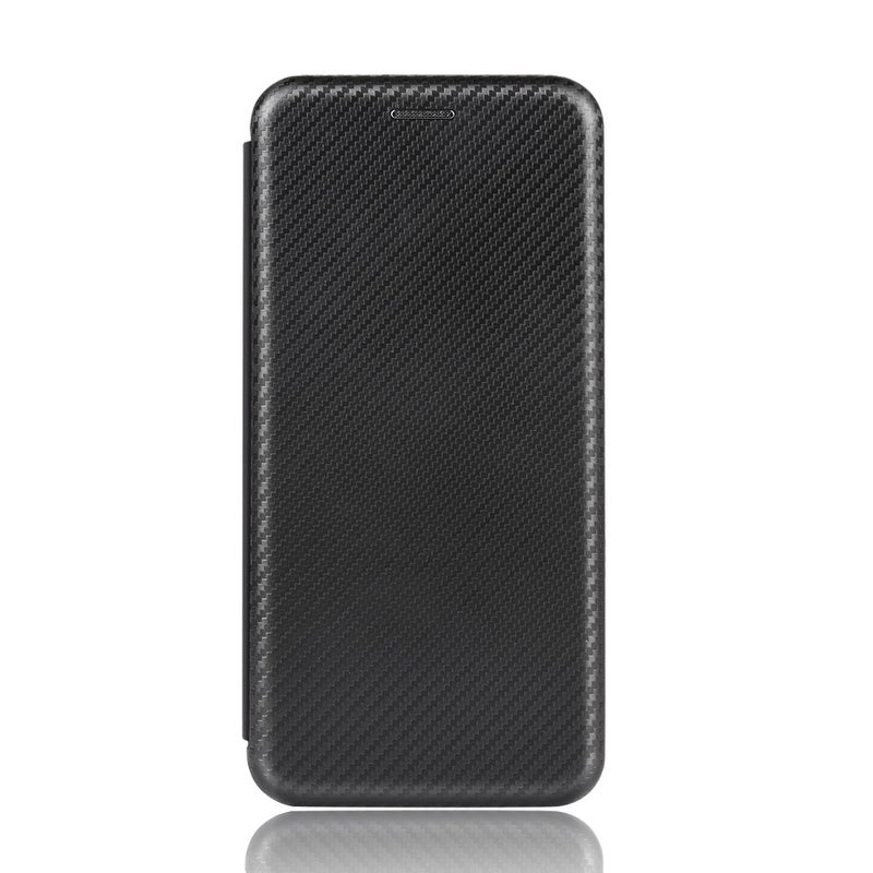 HuHa Protective Cover For Xiaomi Black Shark 3 Carbon Fiber Texture Horizontal Flip TPU + PC + PU Leather Case with Card Slot(Black) - Image 2