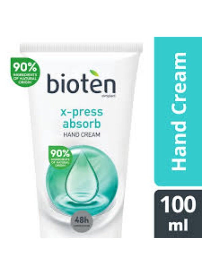 bioten Xpress Absorb Hand Cream 100ml - Image 3