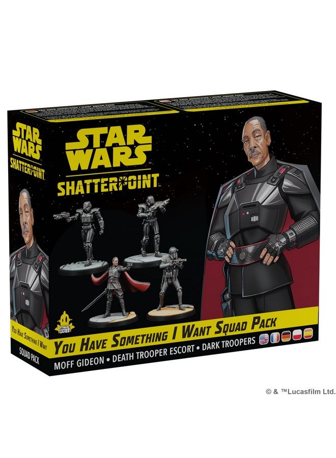 Atomic Mass Games Star Wars Shatterpoint You Have Something I Want Squad Pack - Tabletop Miniatures Game, Strategy Game for Kids and Adults, Ages 14+, 2 Players, 90 Minute Playtime, Made by Atomic Mass Games - Image 1