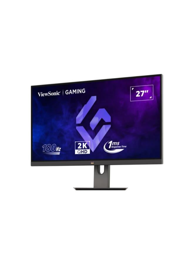 ViewSonic 27 Inch 2K QHD Gaming Monitor, 180Hz Refresh Rate | 1ms Response Time | AMD FreeSync™ I HDMI, Display Port I I VX2758A-2K-PRO-2 Black - Image 3