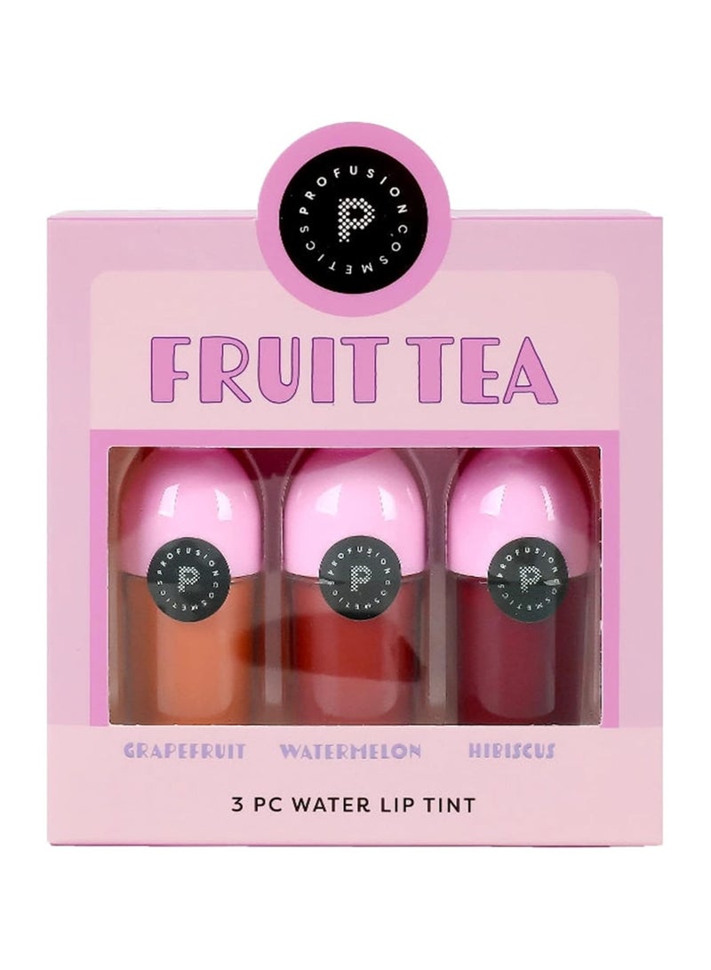 بروفيوجن كوزميتكس تلوين الشفاه بماء شاي الفاكهة بقع شفاه طويلة الأمد يمنحك لونًا طبيعيًا 3 قطع - Image 2