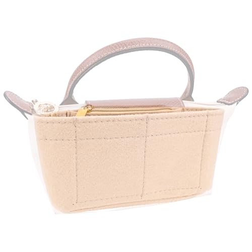 BBKON 2Sets Shoulder Strap for Longchamp Bag Women, Purse Organizer, No-Punch Length Adjustable Leather Replacement Strap (1.2CM Beige) - Image 4