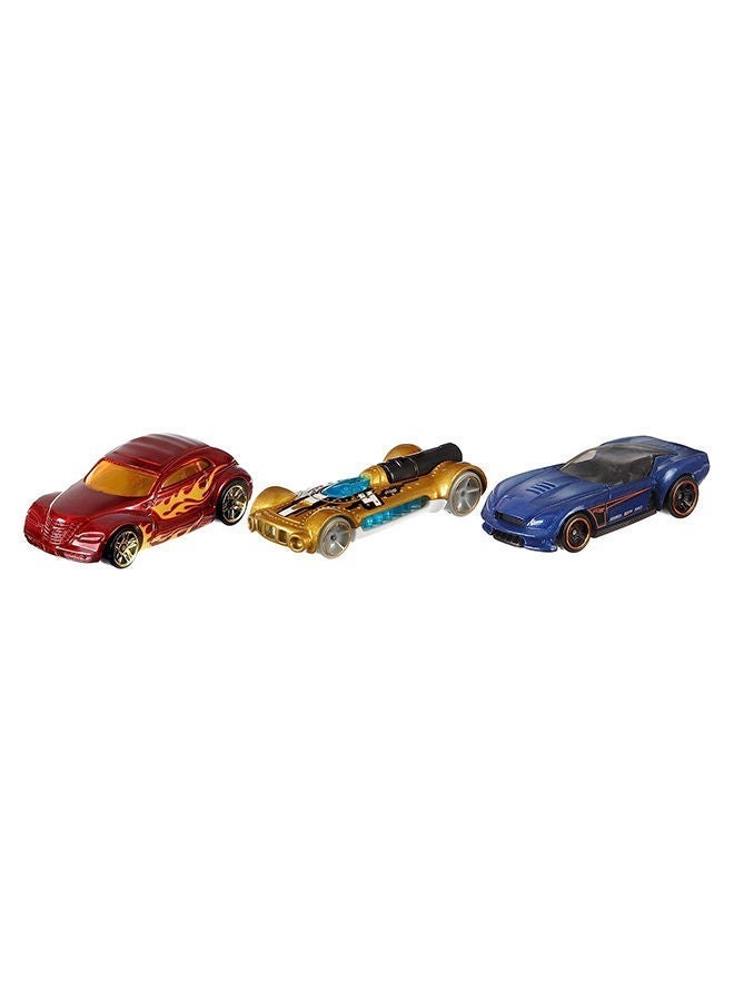 Hot Wheels Basic Car 3-Pack – Set of 3 Die-Cast 1:64 Scale Vehicles, 3+ Years – Die-Cast Toy Car for Kids & Collectors - Assorted - Image 3