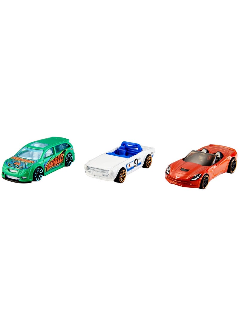 هوت ويلز تشكيلة Hw Basic Car المكونة من 3 قطع - Image 2