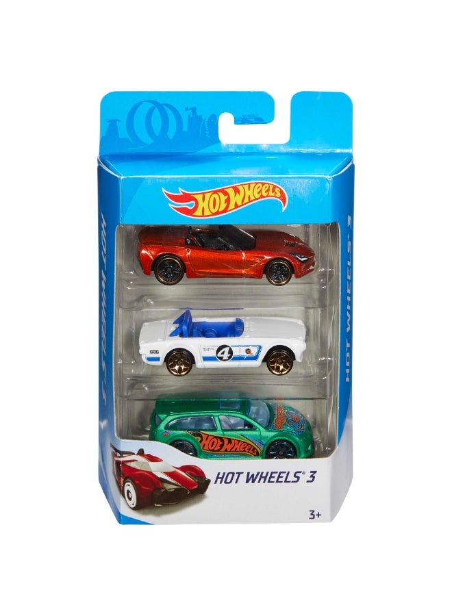 هوت ويلز تشكيلة Hw Basic Car المكونة من 3 قطع - Image 4