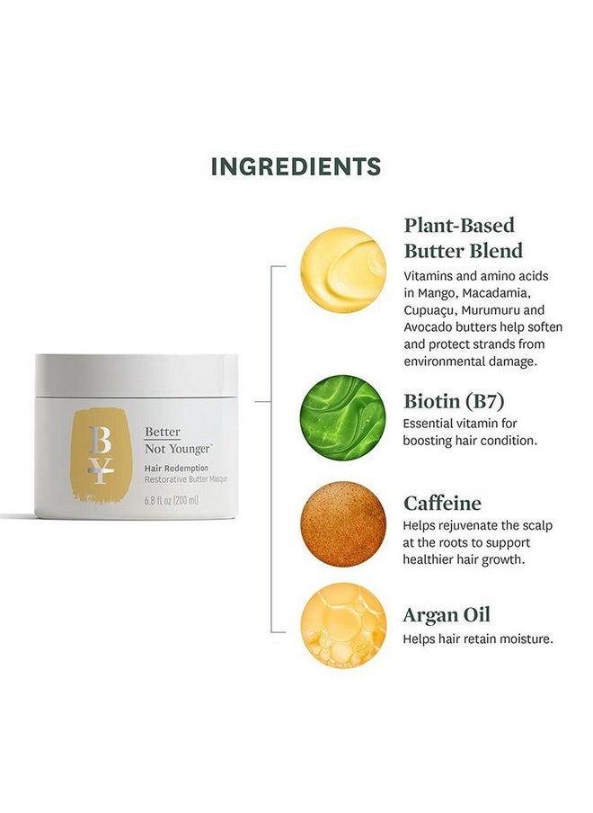 Better Not Younger Better Not Younger Discovery Kit - Strength & Volume, Includes Hair Redemption Restorative Butter Masque, Wake Up Call Volumizing Shampoo and Conditioner 2 Fl Oz each  - Image 4